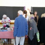 Vi Wilson and June Burgess on the Unwanted Gifts Stall